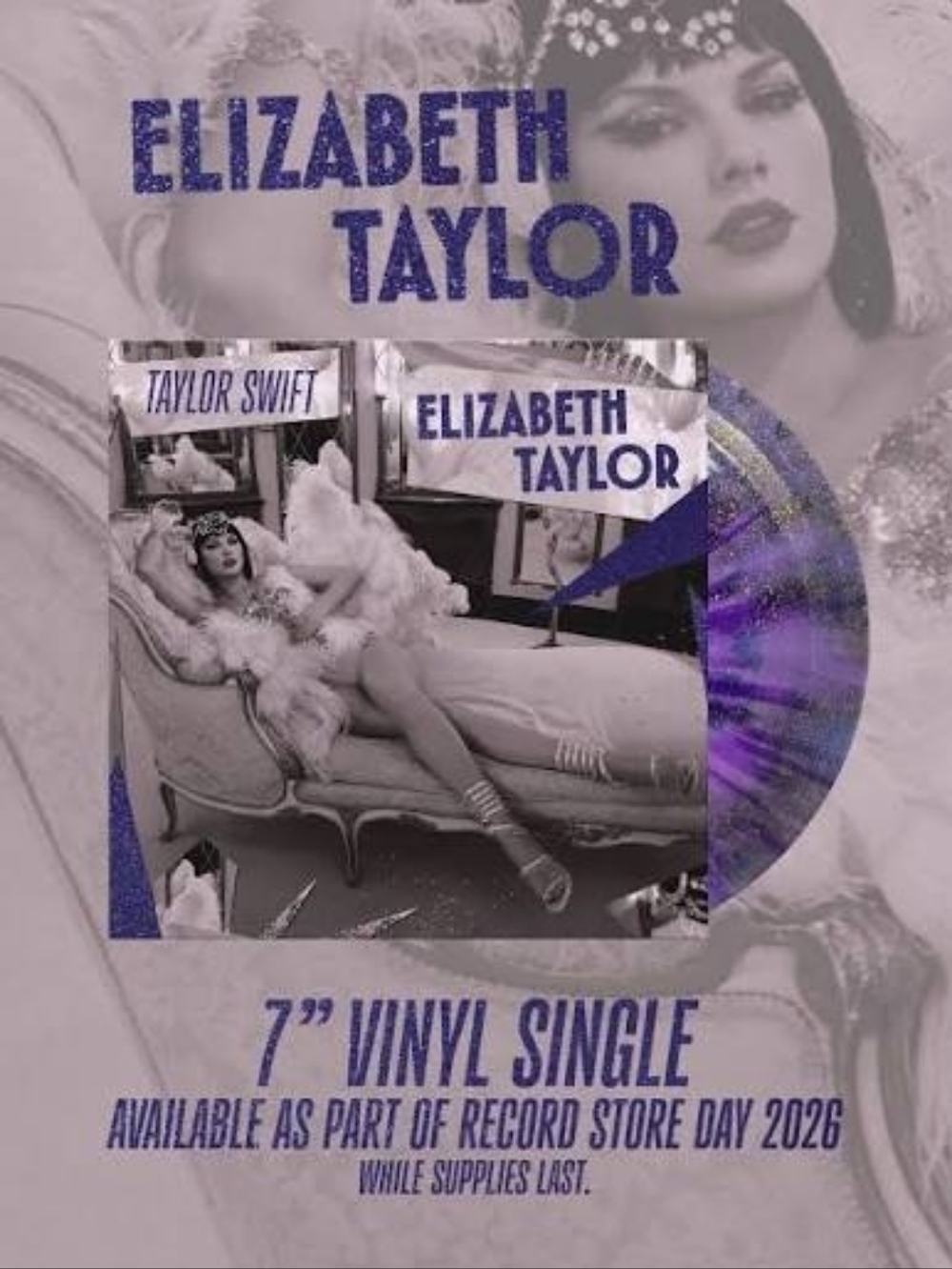 Taylor Swift Elizabeth Taylor 7" Vinyl